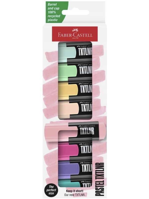 Faber Castell Fosforlu Kalem Mini Pastel 8'li Set - 154218