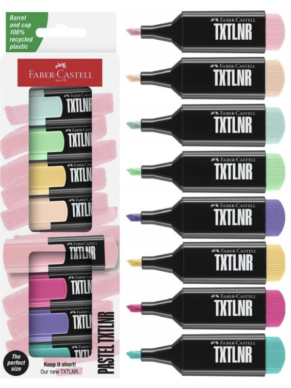 Faber Castell Fosforlu Kalem Mini Pastel 8'li Set - 154218