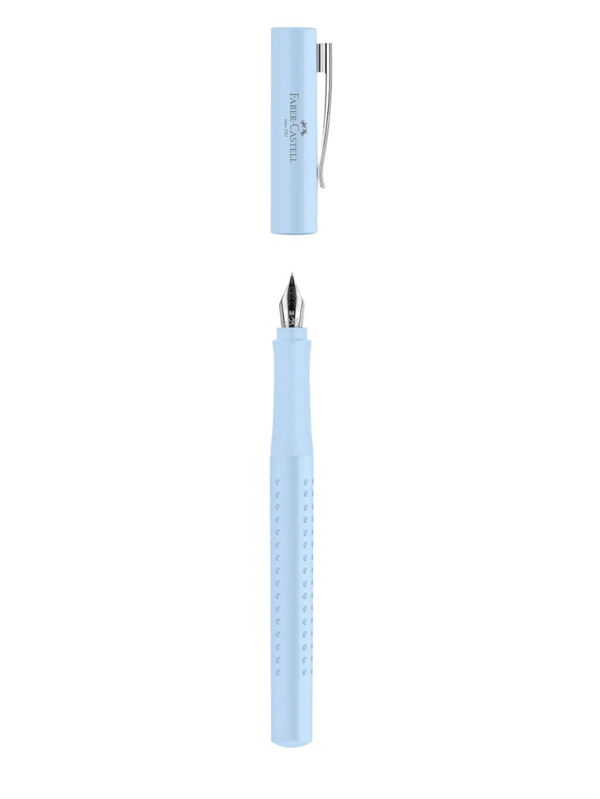Faber Castell Grip 2010 Dolma Kalem M Uç Açık Mavi 