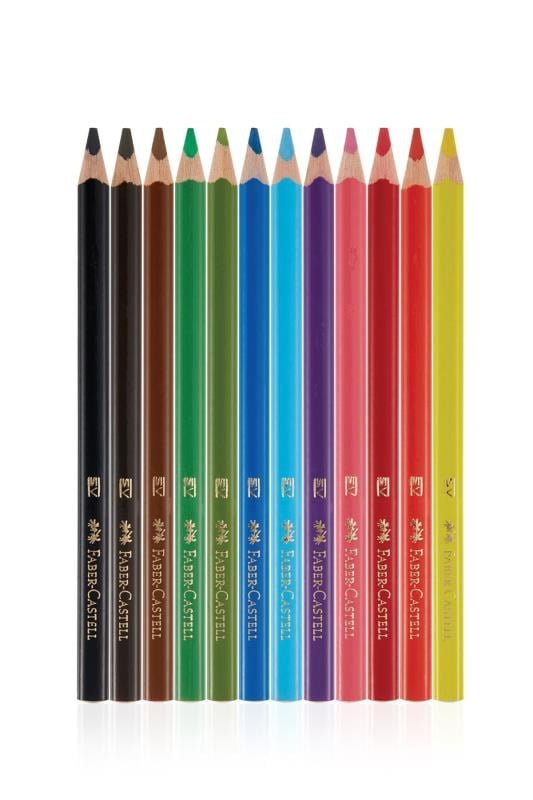 Faber Castell Kuru Boya Karton Kutu Jumbo Tam Boy