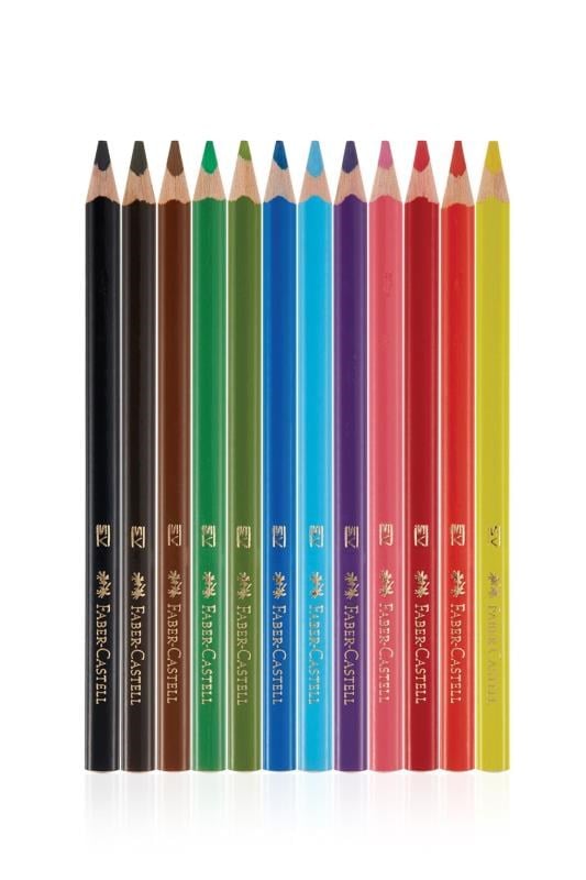 Faber Castell Kuru Boya Karton Kutu Jumbo Tam Boy