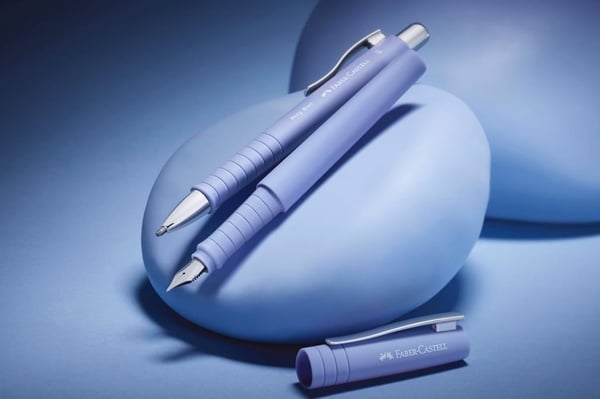 Faber Castell Poly Ball Pale Iris Dolma Kalem ve Tükenmez Kalem Hediye Seti