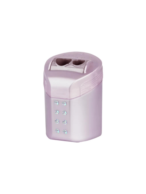 Faber Castell Roll-On Jumbo ve Standart Kalem Açar Kalemtıraş Sparkle Pastel Lila