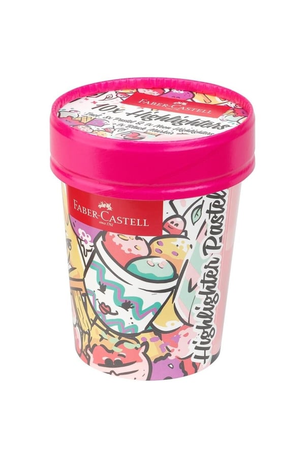 Faber Castell Textliner Ice Cream Pastel Fosforlu Kalem Seti 10'lu