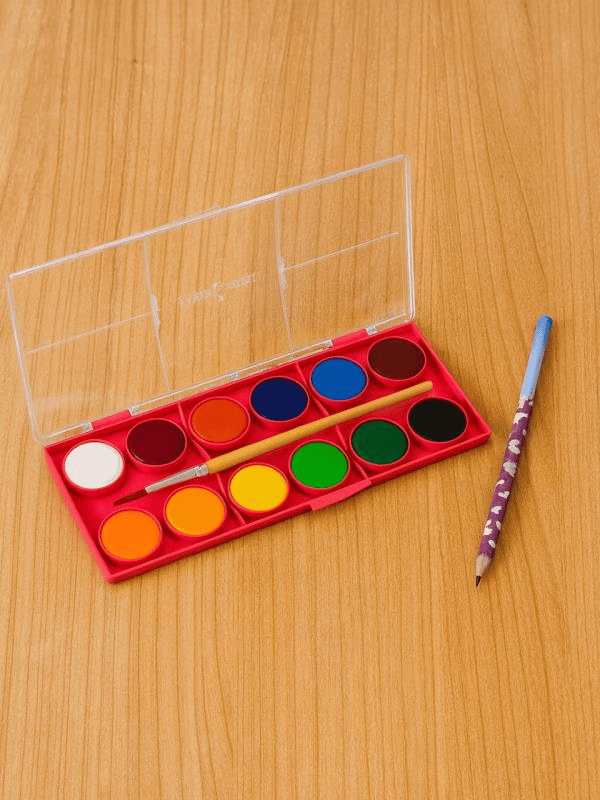 Faber Castell Unicorn Büyük Boy Sulu Boya 12’li + 1 Kurşun Kalem Hediyeli