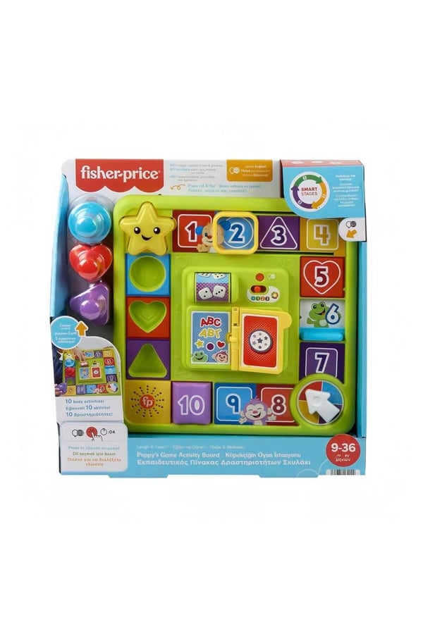 Fisher Price Eğitici Köpekçiğin Oyun İstasyonu | Türkçe, İngilizce Konuşan Eğitici Oyuncak