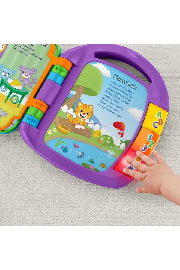 Fisher Price Eğlen & Öğren Eğitici Hikaye Kitabı (Türkçe) | Sesli ve Işıklı