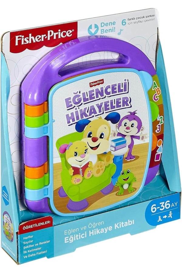 Fisher Price Eğlen & Öğren Eğitici Hikaye Kitabı (Türkçe) | Sesli ve Işıklı