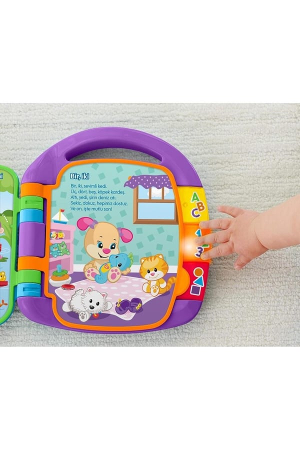Fisher Price Eğlen & Öğren Eğitici Hikaye Kitabı (Türkçe) | Sesli ve Işıklı