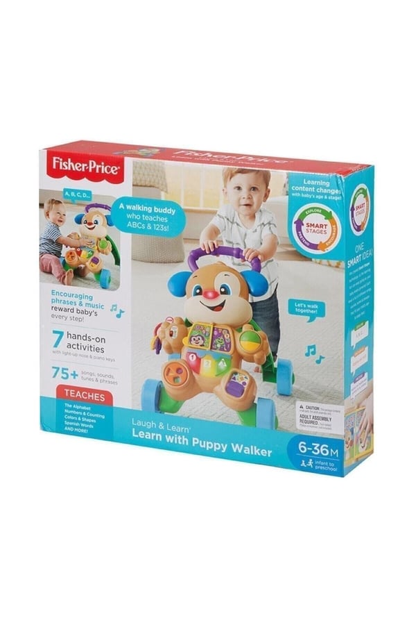 Fisher Price Eğlen ve Öğren Yaşa Göre Gelişim Eğitici Köpekçik Yürüteç