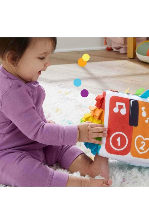 Fisher Price Kick & Play Yumuşak Piyano | Işıklı ve Müzikli Taşınabilir Bebek Oyuncağı | 6 Ay+