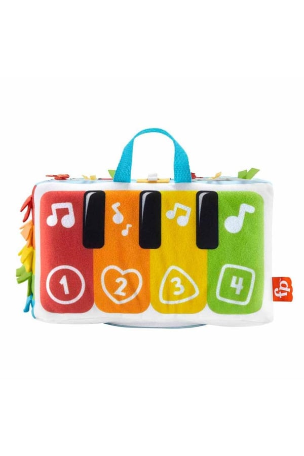 Fisher Price Kick & Play Yumuşak Piyano | Işıklı ve Müzikli Taşınabilir Bebek Oyuncağı | 6 Ay+
