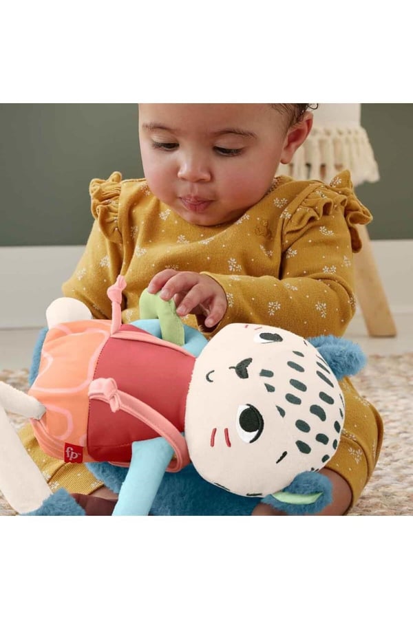 Fisher Price Planet Friends Eğlenceli Dostum Kar Leoparı Pelüş Oyuncak | HKD64