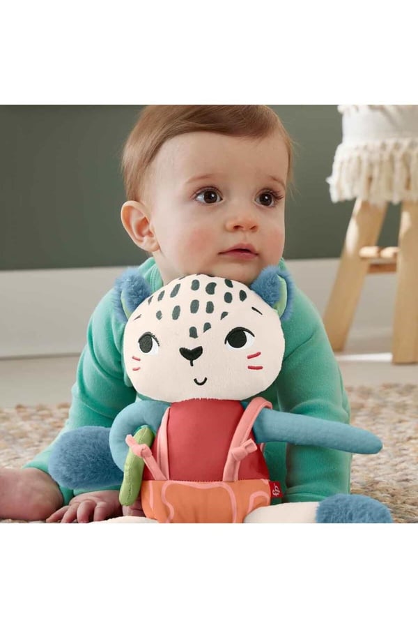 Fisher Price Planet Friends Eğlenceli Dostum Kar Leoparı Pelüş Oyuncak | HKD64