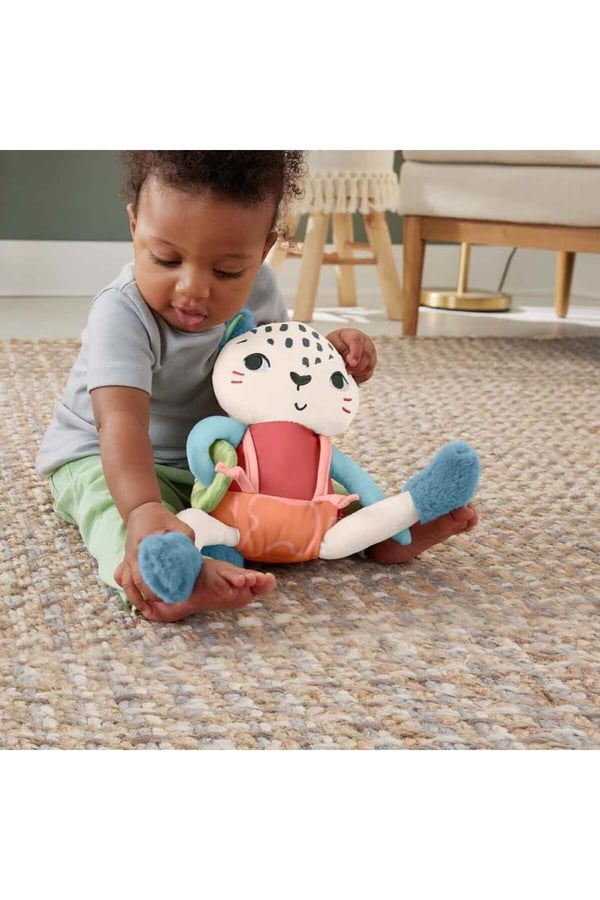 Fisher Price Planet Friends Eğlenceli Dostum Kar Leoparı Pelüş Oyuncak | HKD64