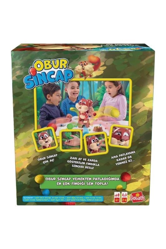 Goliath Obur Sincap Patlayan Fındık Oyunu 927817 (2-4 Oyuncu)