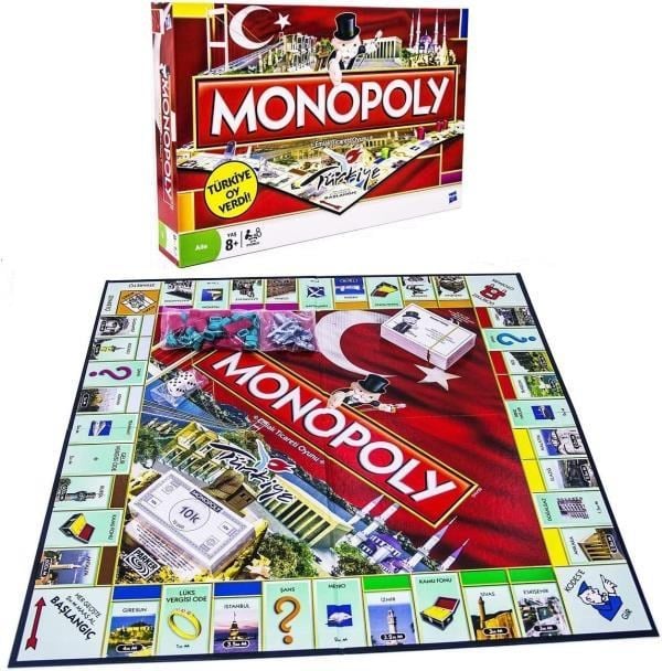 Hasbro Monopoly Türkiye – Klasik Emlak Oyunu (1610)