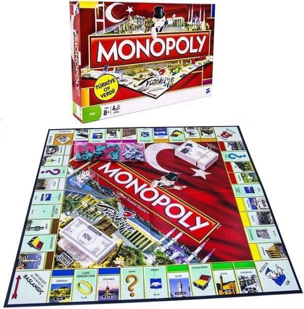 Hasbro Monopoly Türkiye – Klasik Emlak Oyunu (1610)