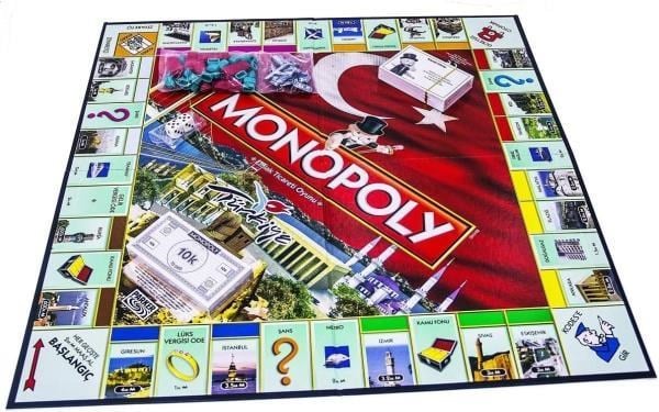 Hasbro Monopoly Türkiye – Klasik Emlak Oyunu (1610)