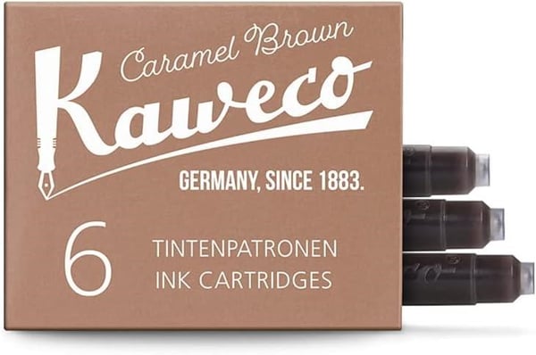 Kaweco Dolma Kalem Karamel Kahverengi Mürekkep Kartuşu 6’lı Paket – Uluslararası Standart