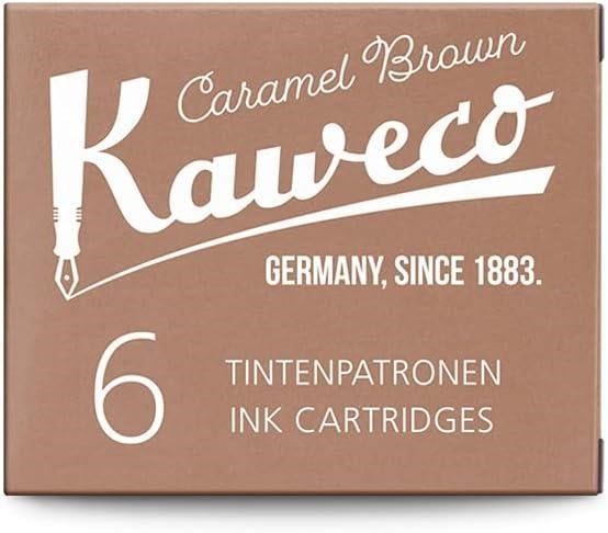 Kaweco Dolma Kalem Karamel Kahverengi Mürekkep Kartuşu 6’lı Paket – Uluslararası Standart