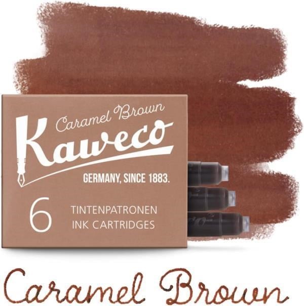 Kaweco Dolma Kalem Karamel Kahverengi Mürekkep Kartuşu 6’lı Paket – Uluslararası Standart
