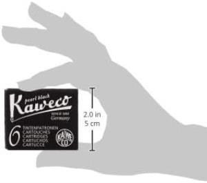 Kaweco Dolma Kalem Siyah Mürekkep Kartuşu 6’lı Paket – Uluslararası Standart