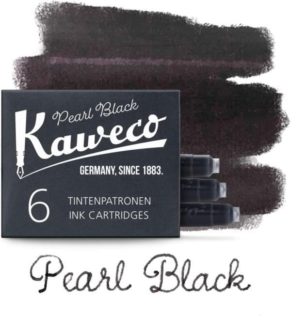 Kaweco Dolma Kalem Siyah Mürekkep Kartuşu 6’lı Paket – Uluslararası Standart
