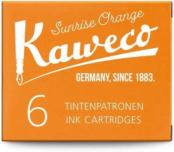 Kaweco Dolma Kalem Turuncu Mürekkep Kartuşu 6’lı Paket – Uluslararası Standart
