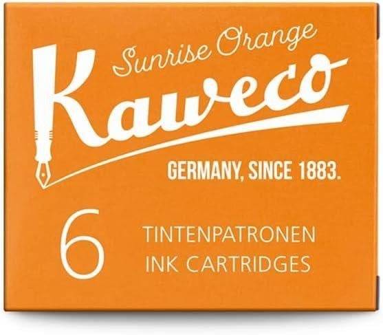 Kaweco Dolma Kalem Turuncu Mürekkep Kartuşu 6’lı Paket – Uluslararası Standart