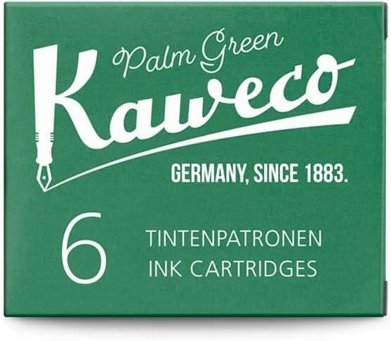 Kaweco Dolma Kalem Yeşil Mürekkep Kartuşu 6’lı Paket – Uluslararası Standart