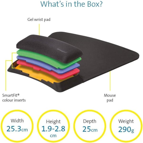 Kensington K55793EU SmartFit Yüksekliği Ayarlanabilir Fare Pedi