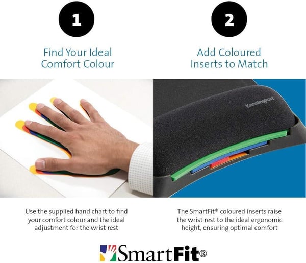 Kensington K55793EU SmartFit Yüksekliği Ayarlanabilir Fare Pedi