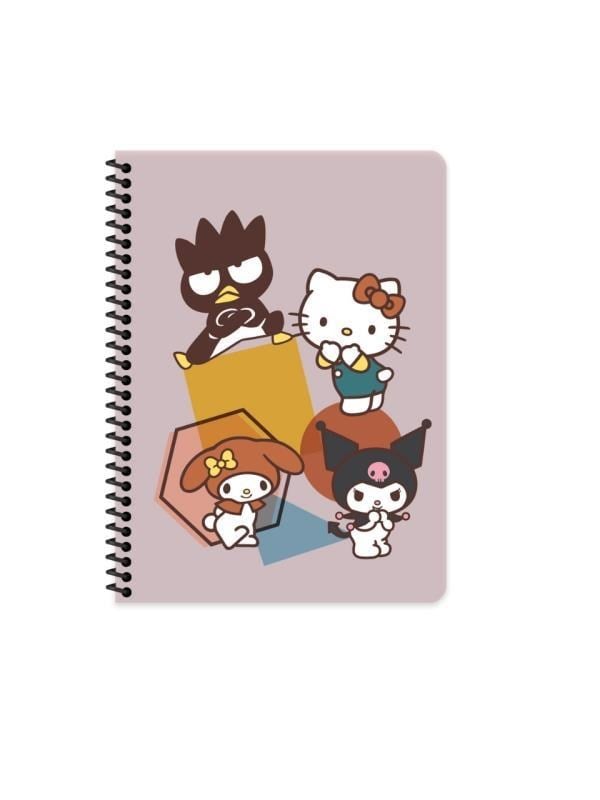 Keskin Color Hello Kitty and Friends 16x22,5 cm A5 Spiralli Defter– 80 Yaprak - Friends