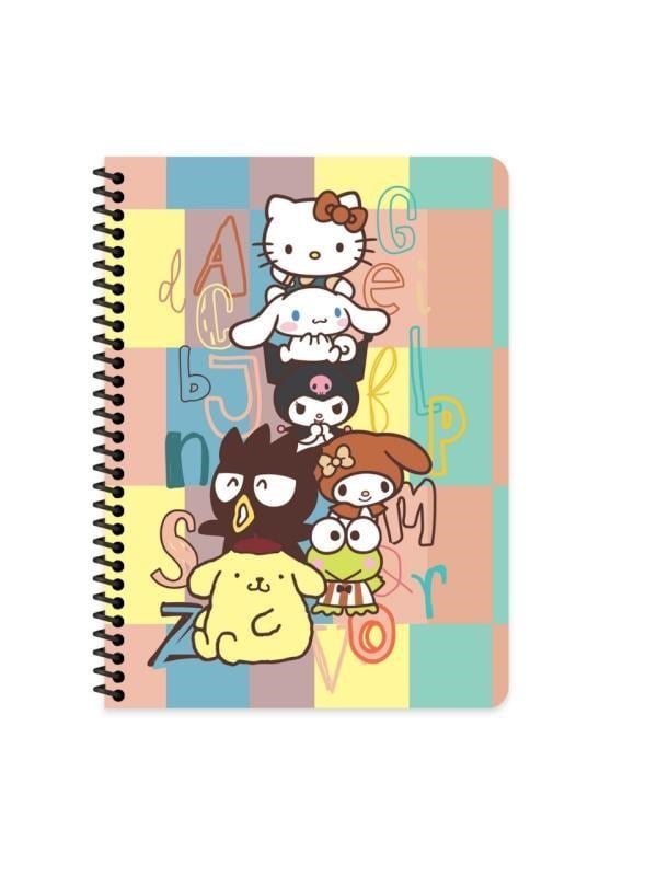 Keskin Color Hello Kitty and Friends 16x22,5 cm A5 Spiralli Defter– 80 Yaprak - Harfler