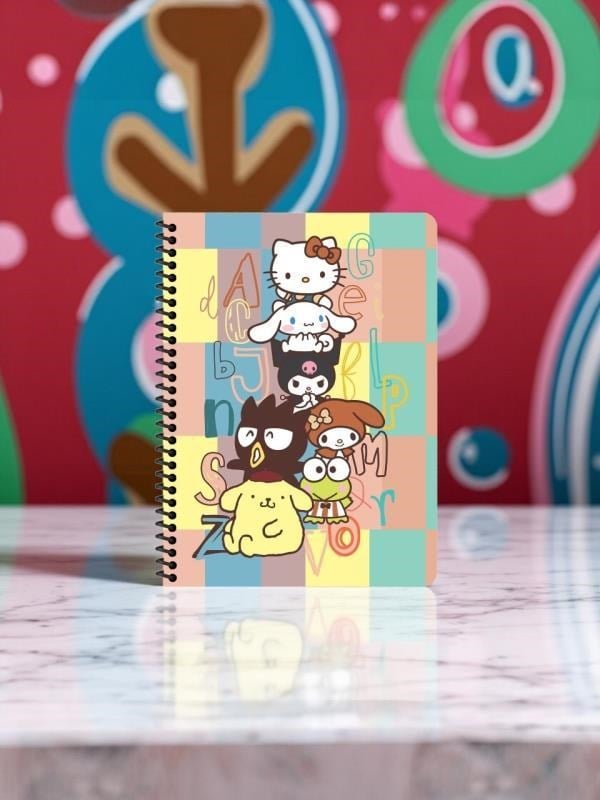 Keskin Color Hello Kitty and Friends 16x22,5 cm A5 Spiralli Defter– 80 Yaprak - Harfler