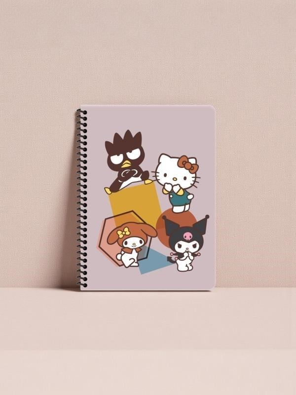Keskin Color Hello Kitty and Friends 16x22,5 cm A5 Spiralli Defter– 80 Yaprak - Friends