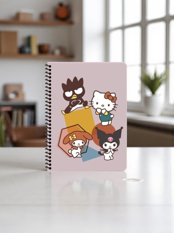 Keskin Color Hello Kitty and Friends 16x22,5 cm A5 Spiralli Defter– 80 Yaprak - Friends