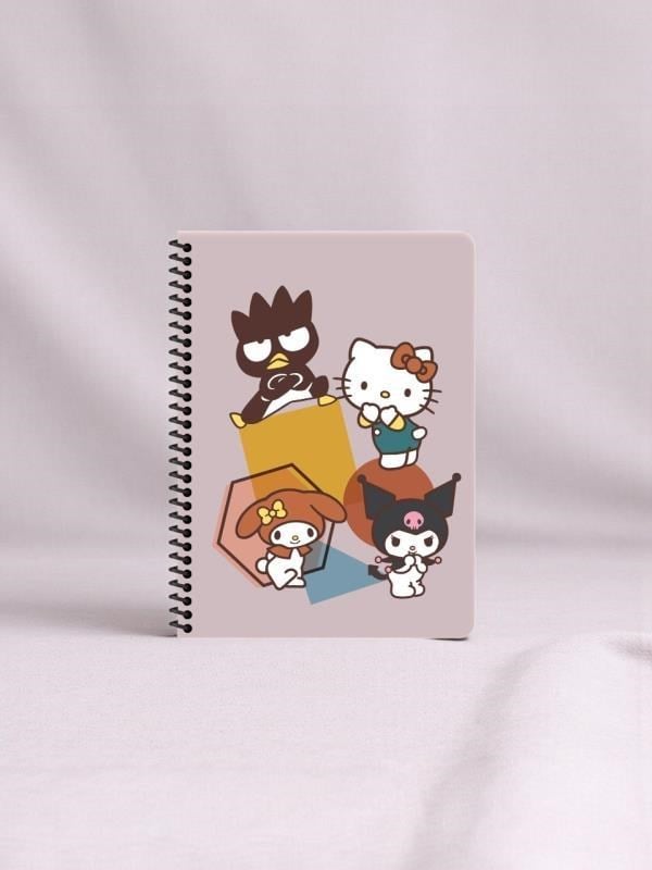 Keskin Color Hello Kitty and Friends 16x22,5 cm A5 Spiralli Defter– 80 Yaprak - Friends