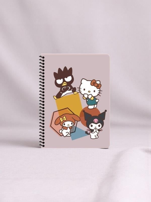 Keskin Color Hello Kitty and Friends 16x22,5 cm A5 Spiralli Defter– 80 Yaprak - Friends