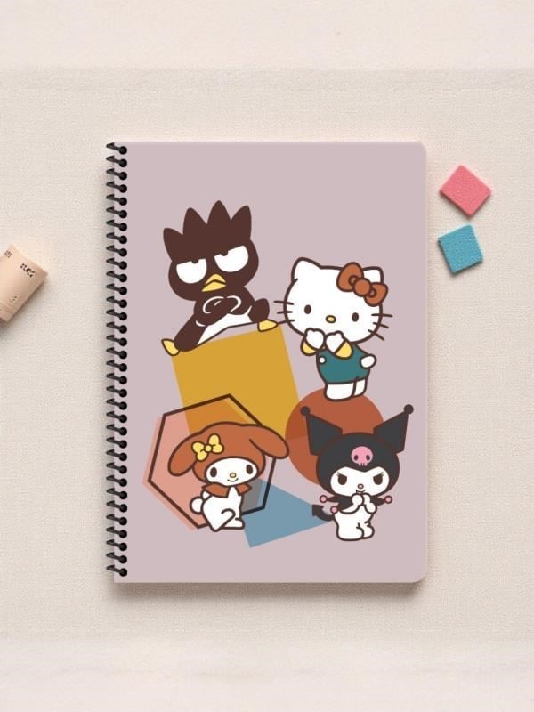 Keskin Color Hello Kitty and Friends A4 Spiralli Defter – 80 Yaprak - Friends
