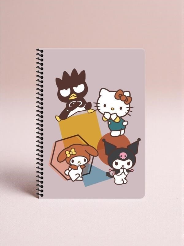 Keskin Color Hello Kitty and Friends A4 Spiralli Defter – 80 Yaprak - Friends