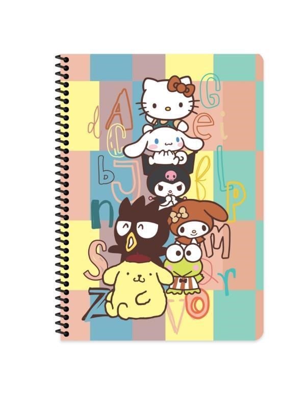 Keskin Color Hello Kitty and Friends A4 Spiralli Defter– 80 Yaprak - Harfler