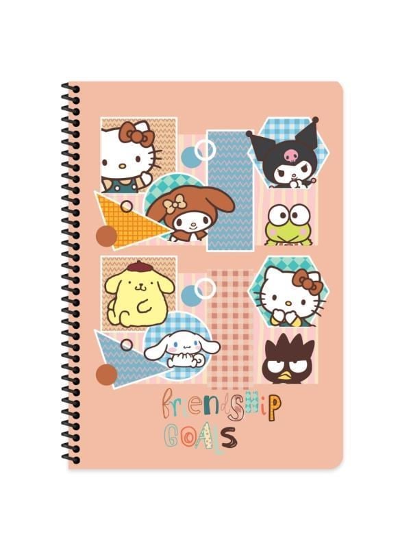 Keskin Color Hello Kitty and Friends A4 Spiralli Defter – 80 Yaprak - Friendship Goals
