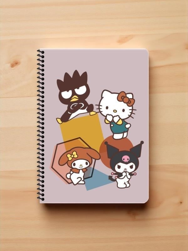 Keskin Color Hello Kitty and Friends A4 Spiralli Defter – 80 Yaprak - Friends