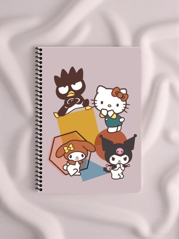 Keskin Color Hello Kitty and Friends A4 Spiralli Defter – 80 Yaprak - Friends