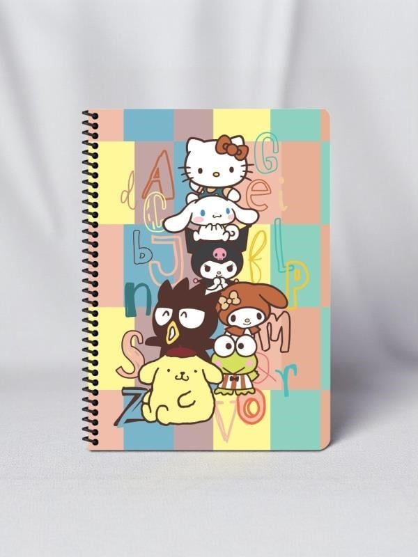 Keskin Color Hello Kitty and Friends A4 Spiralli Defter– 80 Yaprak - Harfler
