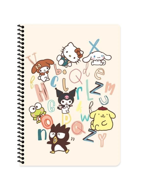 Keskin Color Kuromi and Hello Kity Friends A4 Spiralli Defter – 80 Yaprak