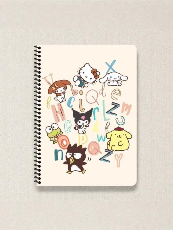 Keskin Color Kuromi and Hello Kity Friends A4 Spiralli Defter – 80 Yaprak