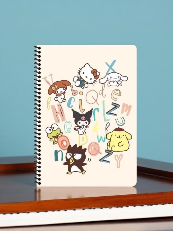 Keskin Color Kuromi and Hello Kity Friends A4 Spiralli Defter – 80 Yaprak